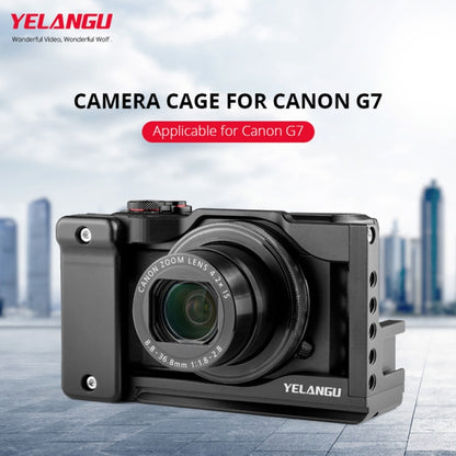 YELANGU C13 YLG0713A Video Camera Cage Stabilizer for Canon Powershot G7X Mark III / G7X3 (Black) - Camera Accessories by YELANGU | Online Shopping UK | buy2fix