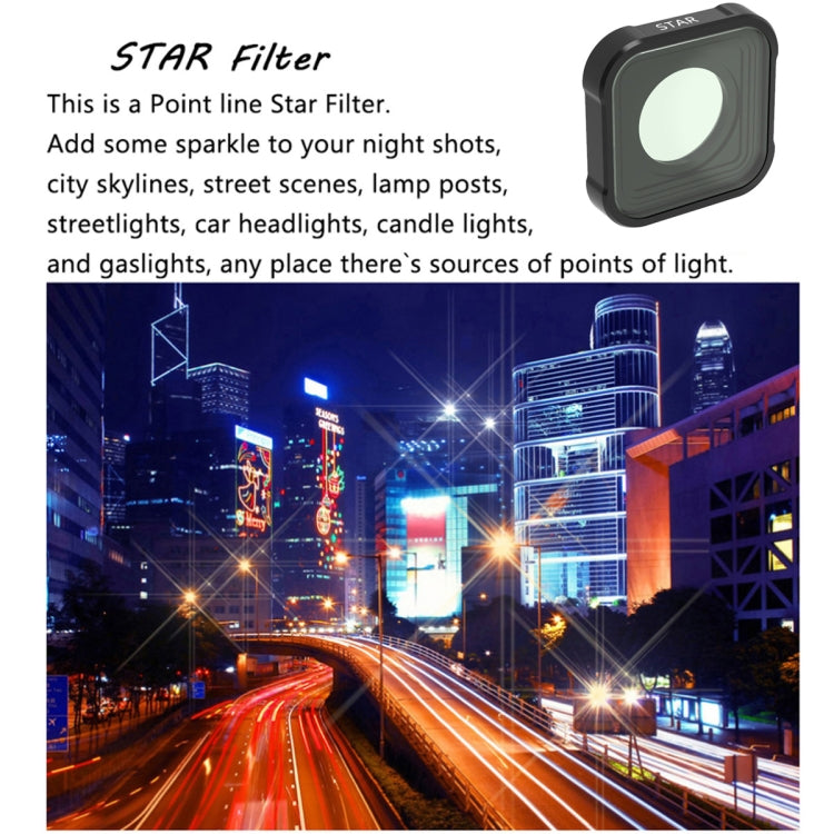 JSR KB Series STAR+CPL+NIGHT+ND8+ND16+ND32 Lens Filter for GoPro HERO10 Black / HERO9 Black - DJI & GoPro Accessories by JSR | Online Shopping UK | buy2fix