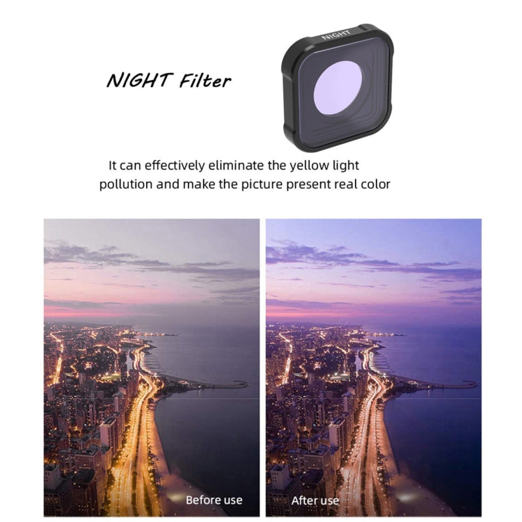 JSR KB Series STAR+CPL+NIGHT+ND8+ND16+ND32 Lens Filter for GoPro HERO10 Black / HERO9 Black - DJI & GoPro Accessories by JSR | Online Shopping UK | buy2fix