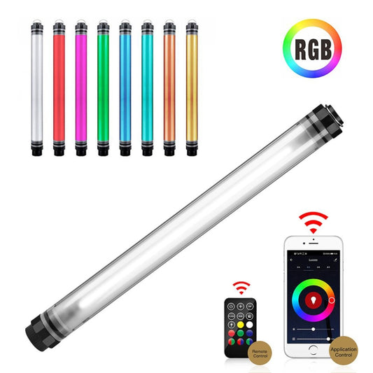 LUXCeO P7RGB Pro Colorful Photo LED Stick Video Light APP Control Adjustable Color Temperature Waterproof Handheld LED Fill Light with Remote Control - Camera Accessories by LUXCeO | Online Shopping UK | buy2fix