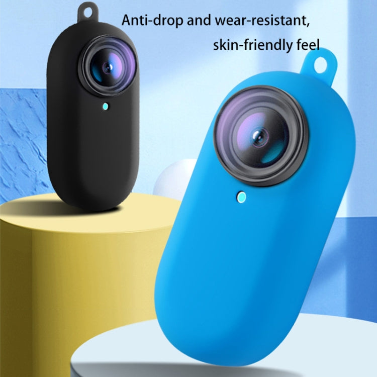 Silicone Protective Case for Insta360 GO 2 Body (Blue) - DJI & GoPro Accessories by buy2fix | Online Shopping UK | buy2fix