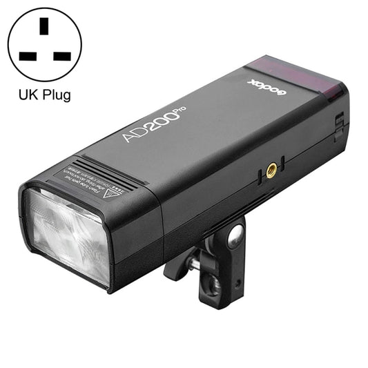 Godox AD200 Pro Pocket Flash Light  TTL HSS 2.4G Wireless X System Outdoor Flash Speedlight(UK Plug) - Camera Accessories by Godox | Online Shopping UK | buy2fix