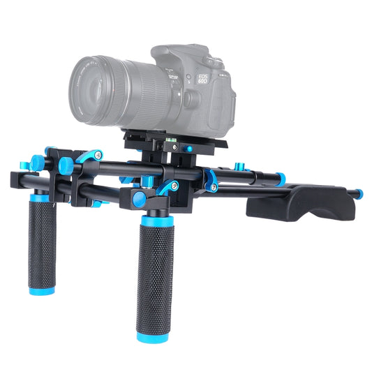 YELANGU D202 Dual-Handle Camera Shoulder Rigs Mount Kits - Camera Accessories by YELANGU | Online Shopping UK | buy2fix