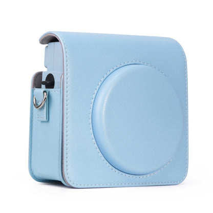 Full Body PU Leather Case Camera  Bag with Strap for FUJIFILM instax Square SQ1 (Blue) - Camera Accessories by buy2fix | Online Shopping UK | buy2fix