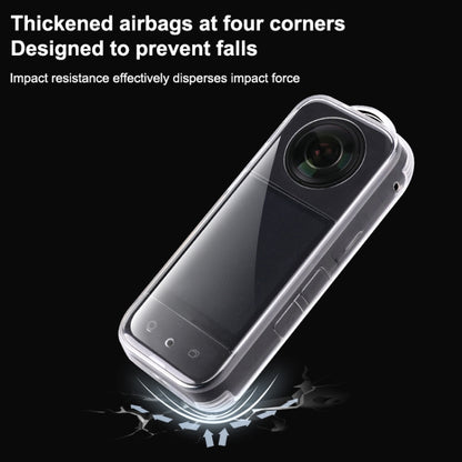 For Insta360 X3 Full Body Clear TPU Protective Case (Transparent) - Case & Bags by buy2fix | Online Shopping UK | buy2fix