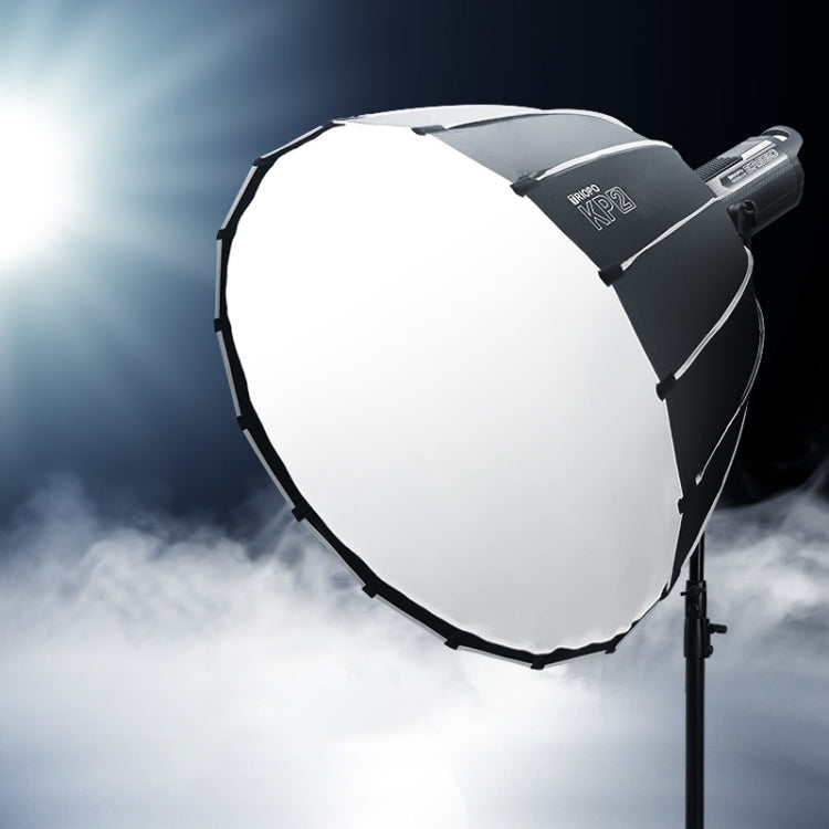 TRIOPO KP2-60 60cm Speedlite Flash Deep Parabolic Softbox Bowens Mount Diffuser(Black) -  by TRIOPO | Online Shopping UK | buy2fix