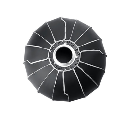 TRIOPO KP2-90 90cm Speedlite Flash Deep Parabolic Softbox Bowens Mount Diffuser(Black) - Camera Accessories by TRIOPO | Online Shopping UK | buy2fix