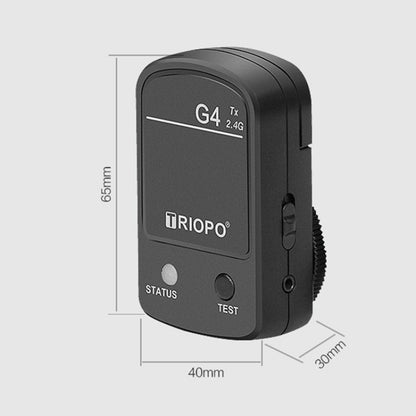 TRIOPO G4 2.4G Wireless Flash Speedlite Trigger with Hot Shoe (Black) - Camera Accessories by TRIOPO | Online Shopping UK | buy2fix