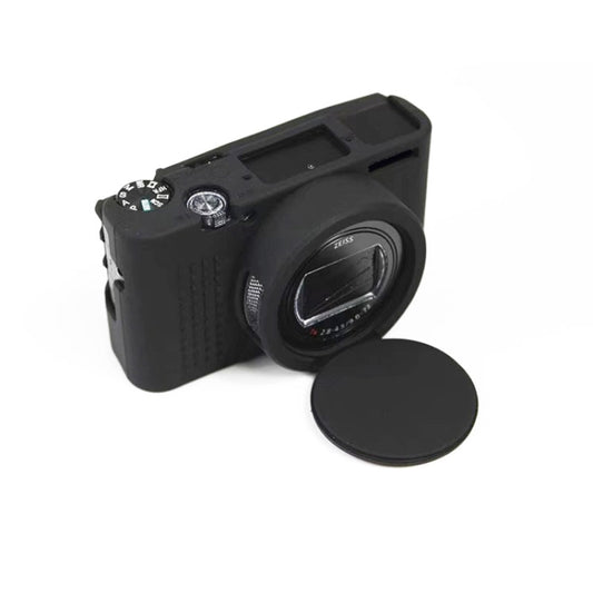 Soft Silicone Protective Case for Sony Cyber-Shot RX100 VII / RX100 M7 (Black) - Camera Accessories by buy2fix | Online Shopping UK | buy2fix