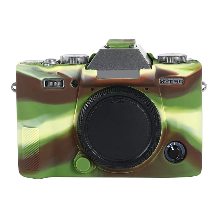 For FUJIFILM X-T30 Soft Silicone Protective Case(Camouflage) - Camera Accessories by buy2fix | Online Shopping UK | buy2fix