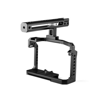 YELANGU C22 YLG0334B Video Camera Cage Stabilizer with Handle for Canon EOS R5/R6 (Black) - Camera Accessories by YELANGU | Online Shopping UK | buy2fix