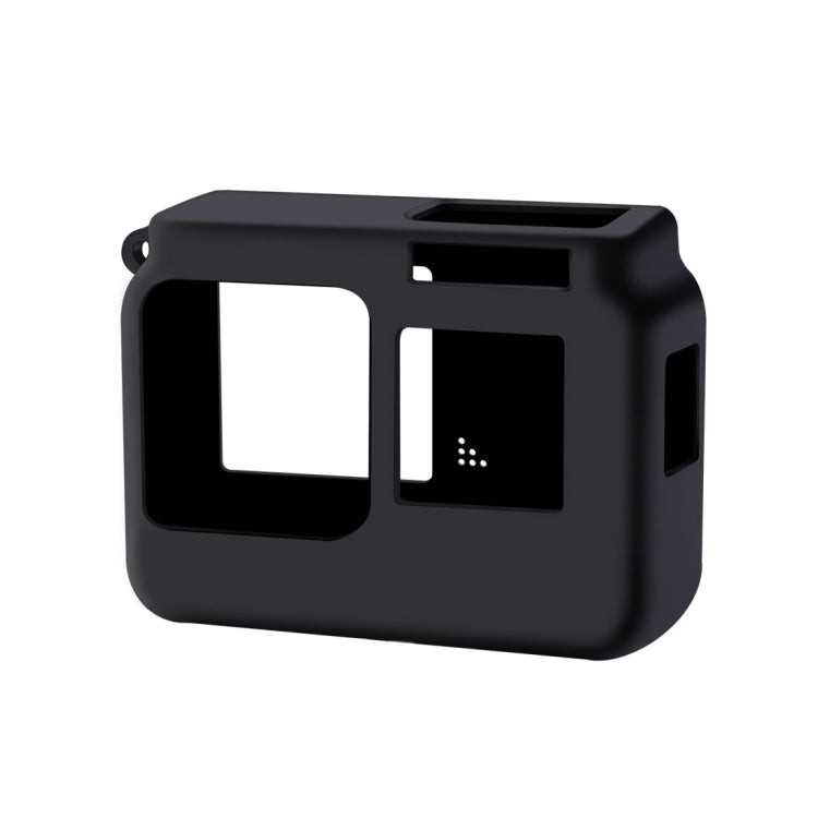 For Insta360 One R 4K with Frame Shockproof Silicone Protective Case with Lens Cap Cover(Black) - DJI & GoPro Accessories by buy2fix | Online Shopping UK | buy2fix