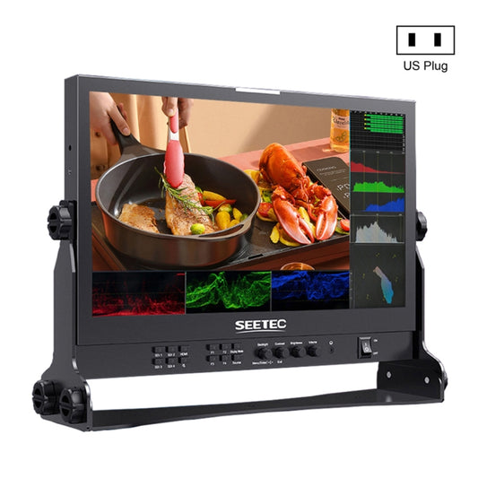 SEETEC ATEM156S 15.6 inch 3G-SDI HDMI Full HD 1920x1080P Multi-camera Broadcast Monitor(US Plug) - Camera Accessories by SEETEC | Online Shopping UK | buy2fix