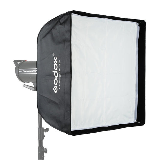 Godox 60 x 60cm Rectangle Softbox Photo Studio Bowens Mount Diffuser for Speedlite (Black) - Camera Accessories by Godox | Online Shopping UK | buy2fix
