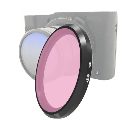 JSR Colored Lens Filter for Panasonic LUMIX LX10(Pink) - Camera Accessories by JSR | Online Shopping UK | buy2fix