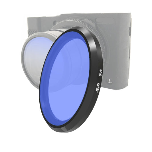 JSR Colored Lens Filter for Panasonic LUMIX LX10(Blue) - Camera Accessories by JSR | Online Shopping UK | buy2fix
