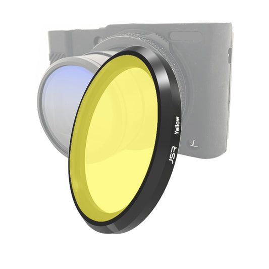 JSR Colored Lens Filter for Panasonic LUMIX LX10(Yellow) - Camera Accessories by JSR | Online Shopping UK | buy2fix