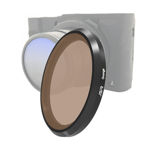 JSR Colored Lens Filter for Panasonic LUMIX LX10(Brown) - Camera Accessories by JSR | Online Shopping UK | buy2fix