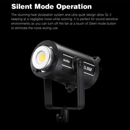 Godox SL150II 150W 5600K Daylight-balanced LED Light Studio Continuous Photo Video Light(US Plug) - Shoe Mount Flashes by Godox | Online Shopping UK | buy2fix