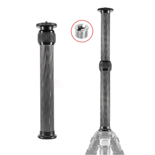 BEXIN P292C 236mm-396mm Tripod Extension Pole Carbon Fiber Center Column Tripod Extender (Black) - DJI & GoPro Accessories by BEXIN | Online Shopping UK | buy2fix