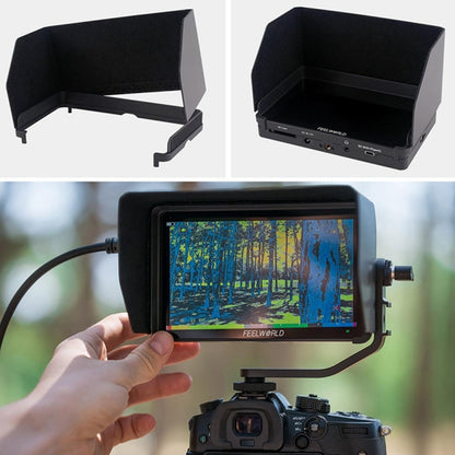 FEELWORLD F6 Plus V2 6 inch 3D LUT Touch Screen DSLR Camera Field Monitor, IPS FHD1920x1080 4K HDMI Input & Output, with Tilt Arm - On-camera Monitors by FEELWORLD | Online Shopping UK | buy2fix