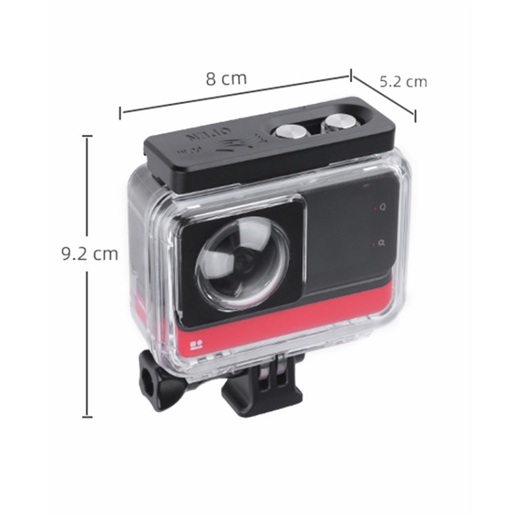 For Insta360 One RS 360 Edition 60m Underwater Depth Diving Case Waterproof Housing (Transparent) - DJI & GoPro Accessories by buy2fix | Online Shopping UK | buy2fix