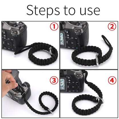 Wrist Strap Grip Hand Strap for SLR / DSLR Cameras(Black) - Camera Accessories by buy2fix | Online Shopping UK | buy2fix