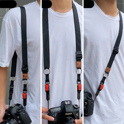 XJ03 Camera Shoulder Hanging Neck Strap(Black) - Camera Accessories by buy2fix | Online Shopping UK | buy2fix