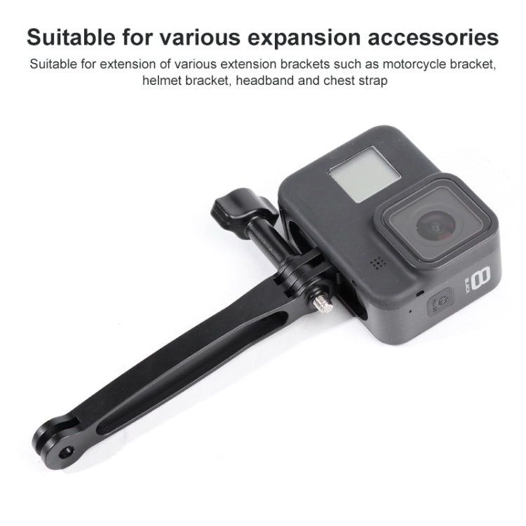 Joint Aluminum Extension Arm Grip Extenter for GoPro Hero11 Black / HERO10 Black / HERO9 Black /HERO8 / HERO7 /6 /5 /5 Session /4 Session /4 /3+ /3 /2 /1, Insta360 ONE R, DJI Osmo Action and Other Action Cameras, Length: 6.8cm - DJI & GoPro Accessories by buy2fix | Online Shopping UK | buy2fix