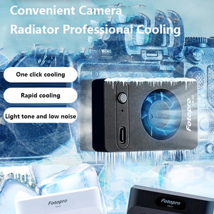 Fotopro CR-02 Camera Cooling Fan Cooler Heat Sink (Black) -  by Fotopro | Online Shopping UK | buy2fix