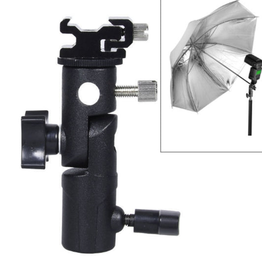 E Type Multifunctional Flash Light Stand Umbrella Bracket, Max Load: 3kg - Camera Accessories by buy2fix | Online Shopping UK | buy2fix