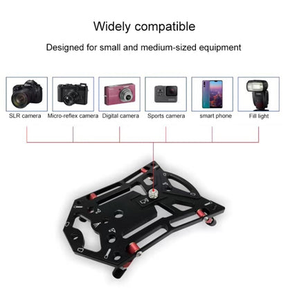 Changeable Multifunctional Holder Tripod Head Quick Release Plate Mount for Digital Camera - Camera Accessories by buy2fix | Online Shopping UK | buy2fix