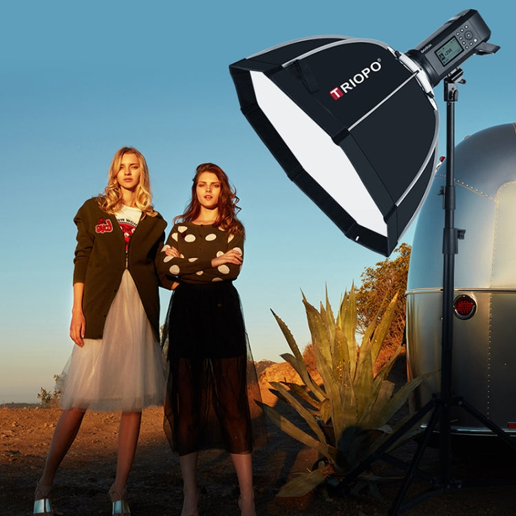 TRIOPO K65 65cm Speedlite Flash Octagon Parabolic Softbox Bowens Mount Diffuser for Speedlite -  by TRIOPO | Online Shopping UK | buy2fix