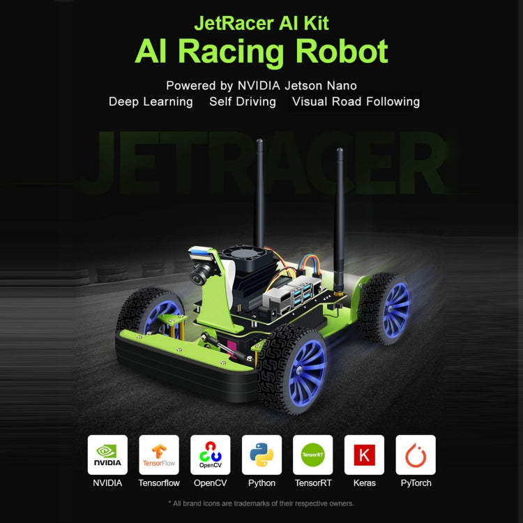 Waveshare JetRacer AI Kit, AI Racing Robot Powered by Jetson Nano - Robotics Accessories by WAVESHARE | Online Shopping UK | buy2fix