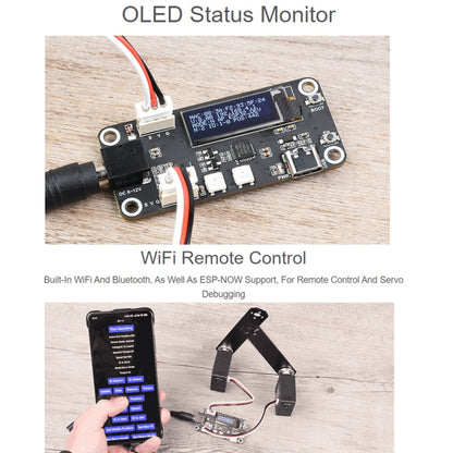 Waveshare ESP32 Servo Driver Expansion Board, Built-In WiFi and BT - Modules Expansions Accessories by WAVESHARE | Online Shopping UK | buy2fix