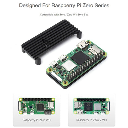Waveshare Aluminum Alloy Protection Case for Raspberry Pi Zero Series, Fits Zero / Zero 2 W - Consumer Electronics by WAVESHARE | Online Shopping UK | buy2fix