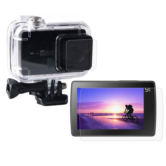 Ultra Clear LCD Screen Protector + Housing Glass Lens Protector Film for Xiaomi Xiaoyi II 4K Camera - DJI & GoPro Accessories by buy2fix | Online Shopping UK | buy2fix