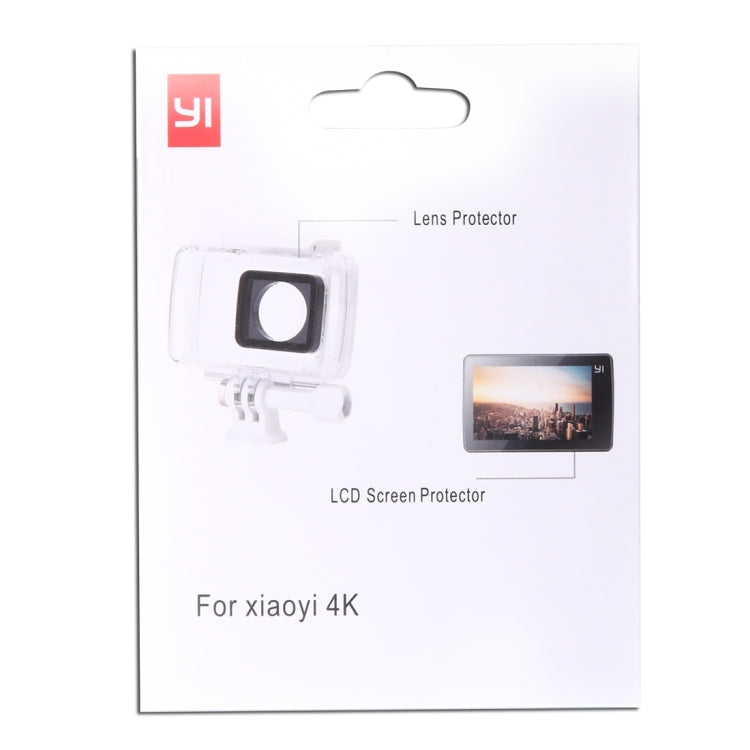 Ultra Clear LCD Screen Protector + Housing Glass Lens Protector Film for Xiaomi Xiaoyi II 4K Camera - DJI & GoPro Accessories by buy2fix | Online Shopping UK | buy2fix