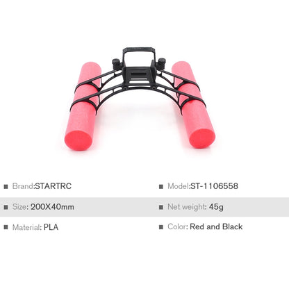 STARTRC Buoyancy Rod Absorbing Height Extender Landing Bracket for DJI Mavic 2 mini(Black Red) - DJI & GoPro Accessories by STARTRC | Online Shopping UK | buy2fix