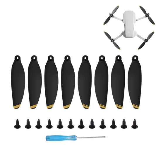 8PCS/Set Sunnylife 4726F Low Noise Quick-release Wing Propellers for DJI Mavic Mini 1(Gold) - DJI & GoPro Accessories by Sunnylife | Online Shopping UK | buy2fix