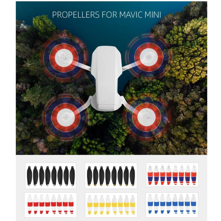 8PCS/Set Sunnylife 4726F-CS Low Noise Quick-release Wing Propellers Drone Accessories for DJI Mavic Mini(Yellow) - DJI & GoPro Accessories by Sunnylife | Online Shopping UK | buy2fix