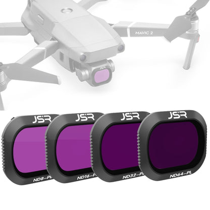 JSR Drone 4 in 1 ND8PL+ND16PL+ND32PL+ND64PL Lens Filter for DJI MAVIC 2 Pro - DJI & GoPro Accessories by JSR | Online Shopping UK | buy2fix