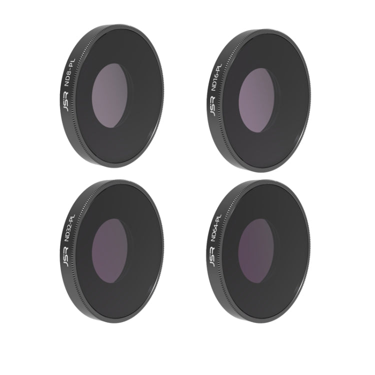 JSR 4 in 1 ND8PL / ND16PL / ND32PL / ND64 PL Lens Filter For DJI Osmo Action 3 / GoPro Hero11 Black / HERO10 Black / HERO9 Black - DJI & GoPro Accessories by JSR | Online Shopping UK | buy2fix