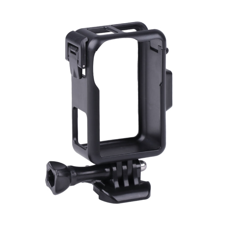 For DJI Osmo Action 3 Vertical Plastic Protective Frame Cage with Cold Shoes (Black) - Protection Frame by buy2fix | Online Shopping UK | buy2fix