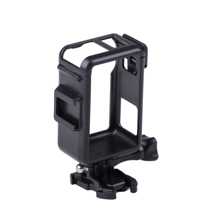 For DJI Osmo Action 3 Vertical Plastic Protective Frame Cage with Cold Shoes (Black) - Protection Frame by buy2fix | Online Shopping UK | buy2fix