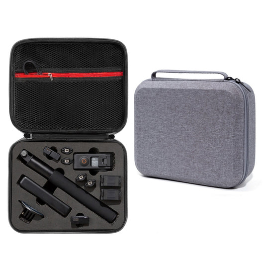 For DJI Osmo Action 3 Carrying Storage Case Bag,Size: 24 x 19 x 9cm (Grey) - DJI & GoPro Accessories by buy2fix | Online Shopping UK | buy2fix