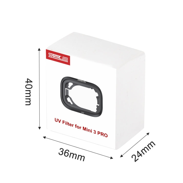 For DJI Mini 3 Pro STARTRC UV Lens Filter (Black) - DJI & GoPro Accessories by STARTRC | Online Shopping UK | buy2fix