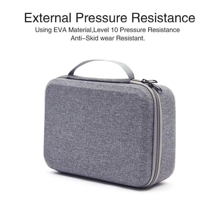 For DJI Mini 2 SE Grey Shockproof Carrying Hard Case Storage Bag, Size: 21.5 x 29.5 x 10cm (Black) - DJI & GoPro Accessories by buy2fix | Online Shopping UK | buy2fix