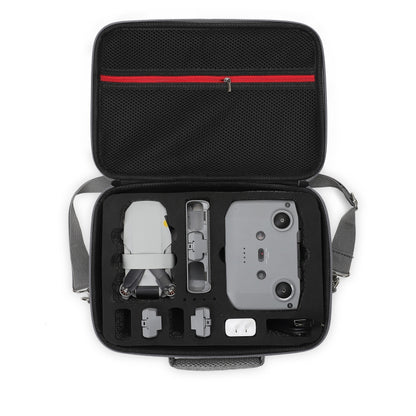 For DJI Mini 2 SE Grey Shockproof Carrying Hard Case Shoulder Bag, Size: 29 x 19.5 x 12.5cm (Black) - Carry Cases & Bags by buy2fix | Online Shopping UK | buy2fix