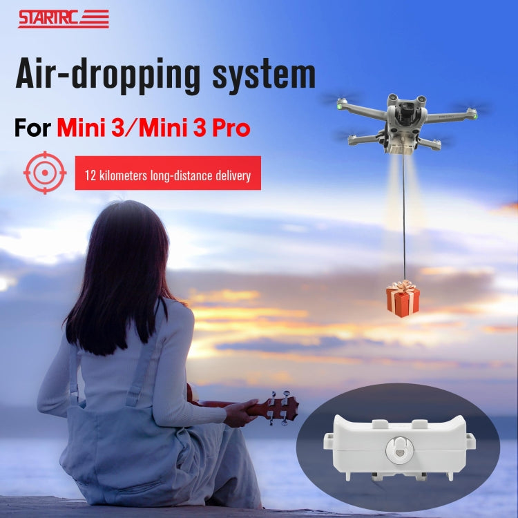 For DJI Mini 3 / Mini 3 Pro STARTRC Air-Dropping System Thrower Parabolic Bracket (Grey) - DJI & GoPro Accessories by STARTRC | Online Shopping UK | buy2fix
